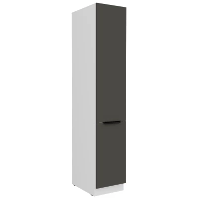Potravinová skriňa LUNARA - šírka 40 cm, grafit / biela