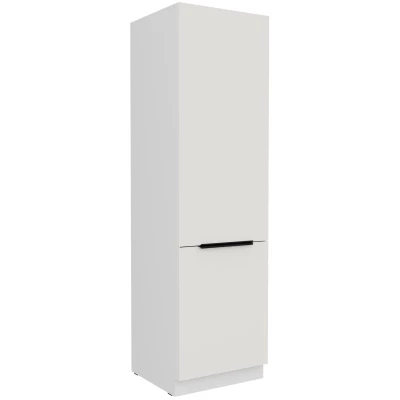 Skriňa na vstavanú chladničku LUNARA - šírka 60 cm, biela