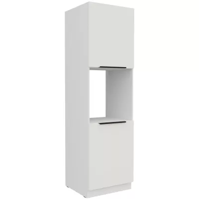 Kuchynská skriňa na vstavanú rúru LUNARA - šírka 60 cm, biela