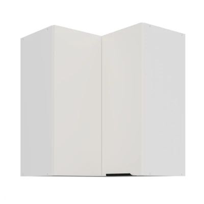 Horná rohová skrinka LUNARA 2 - 60x60 cm, biela