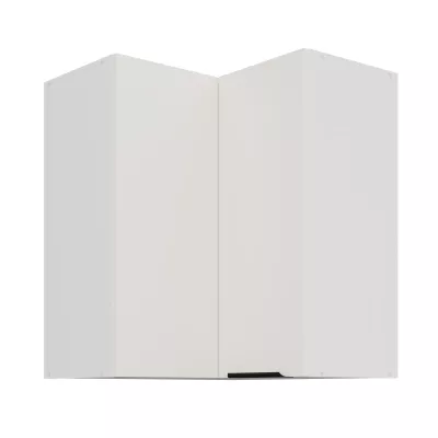 Horná rohová skrinka LUNARA 2 - 60x60 cm, biela