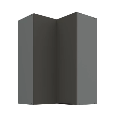 Vysoká rohová skrinka LUNARA 2 - 60x60 cm, grafit/antracit