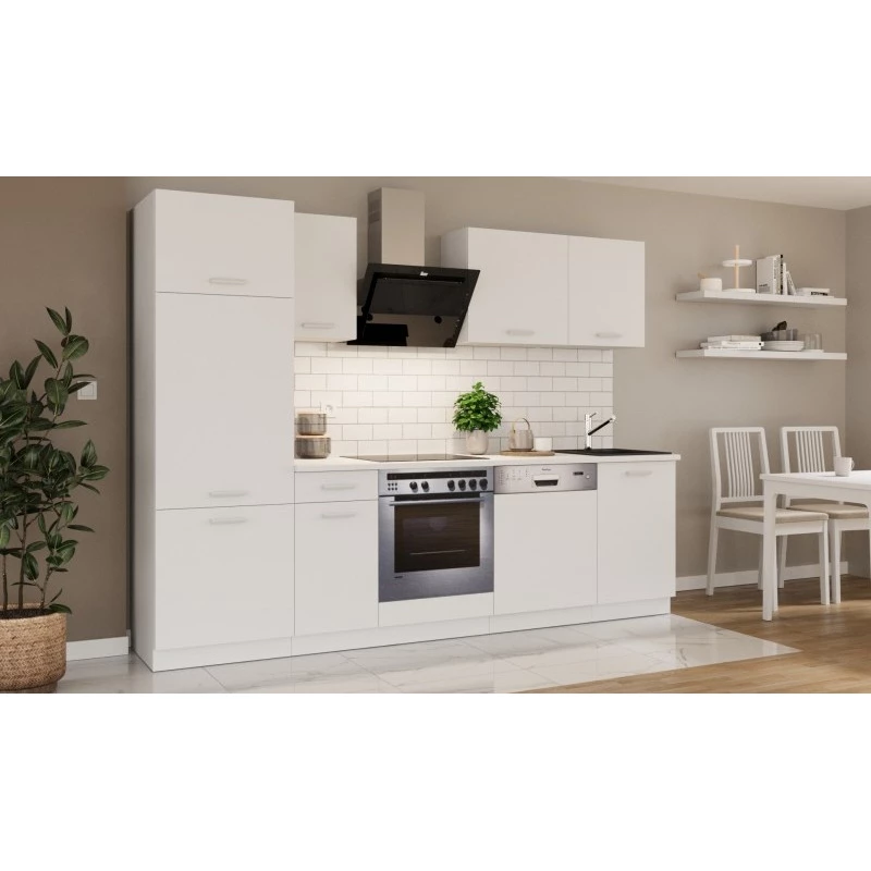 Kuchynská linka 270/270 cm ZAIRA - biela