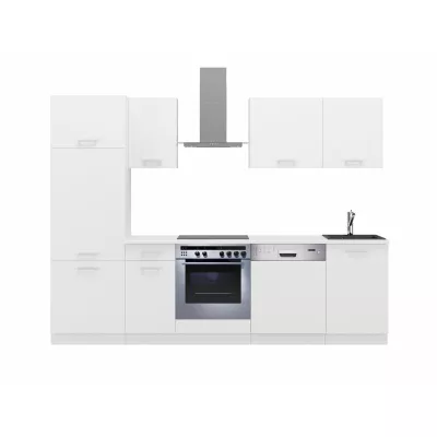 Kuchynská linka 270/270 cm ZAIRA - biela