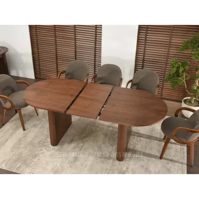 Rozkladací jedálenský stôl 160(200)x90 CENDRY - orech