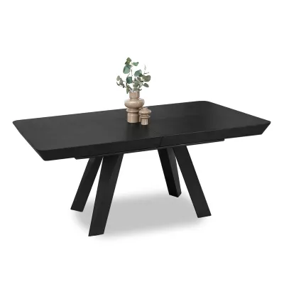 Rozkladací jedálenský stôl 180(380)x100 ZENON - čierny