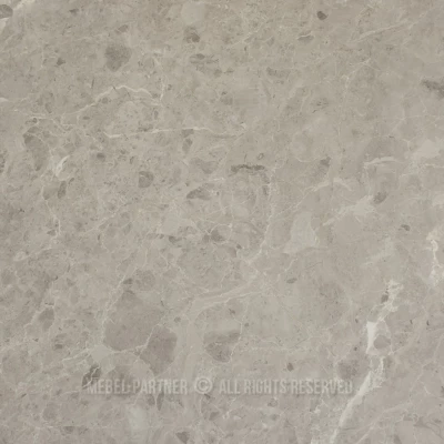Okrúhly jedálenský stôl 120 cm DONIS - sivý mramor / sivý