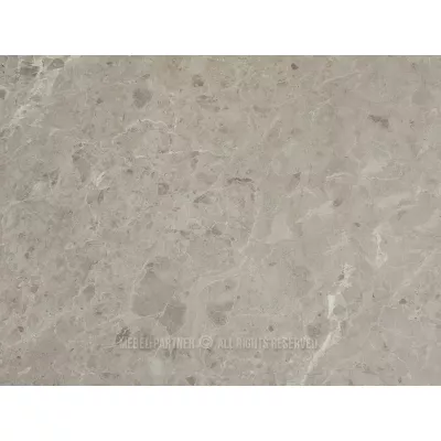 Okrúhly jedálenský stôl 120 cm DONIS - sivý mramor / sivý