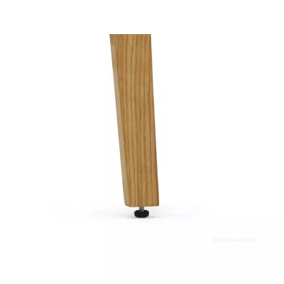 Čalúnená barová stolička DAISY - svetlo béžová / dub