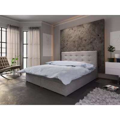 Moderná posteľ s úložným priestorom STIG I 160x200, šedá