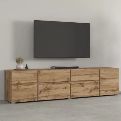 Televízny stolík ELOWEN - dub wotan