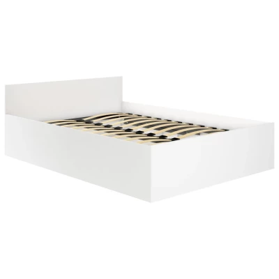 Jednolôžková posteľ 100x200 OMERYA s úložným priestorom - biela