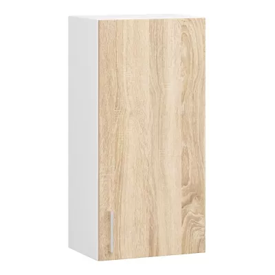 Kuchynská linka do paneláka 180 cm TRIVORA - dub sonoma / biela