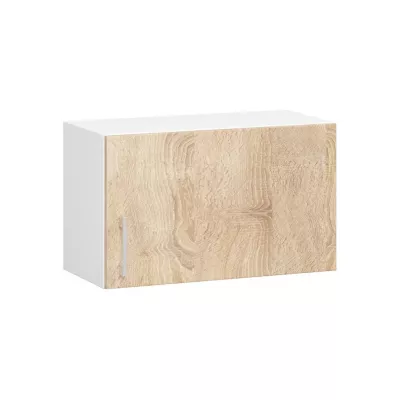Rovná kuchynská linka 240 cm TRIVORA - dub sonoma / biela