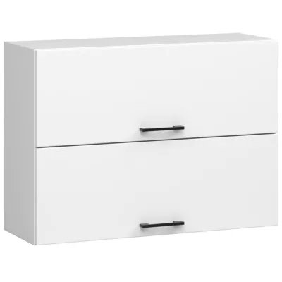 Kuchynská linka 240 cm VERMINA - biela / betón