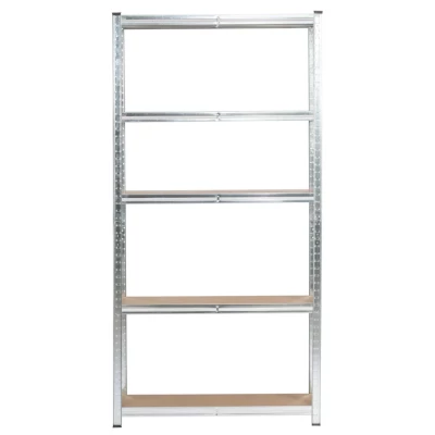 Regál do domácnosti 90 cm QARIAN - strieborný