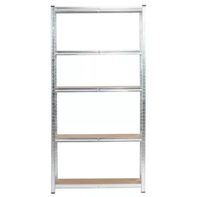 Regál do domácnosti 90 cm QARIAN - strieborný