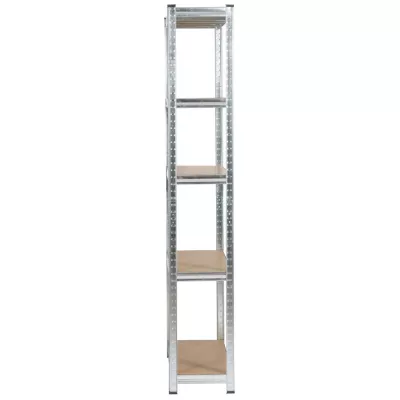 Regál do domácnosti 90 cm QARIAN - strieborný