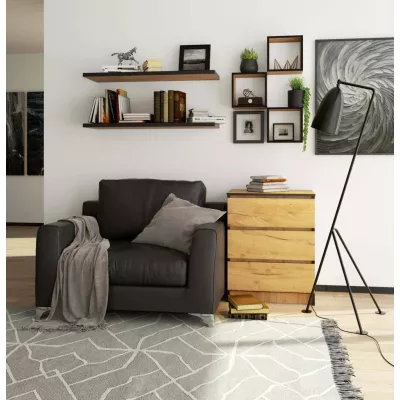 Šuplíková komoda SAVRILA - dub craft