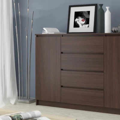 Veľká kombinovaná komoda SAVRILA - wenge