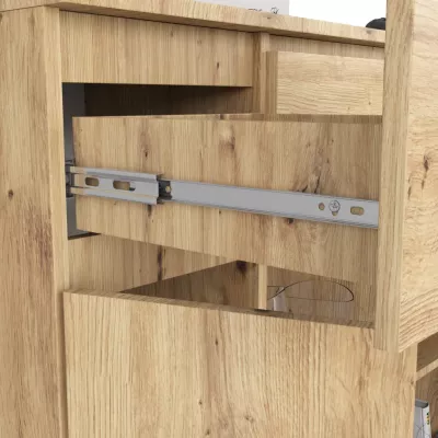 Komoda so šuplíkmi a dvierkami JUNIPER - dub artisan