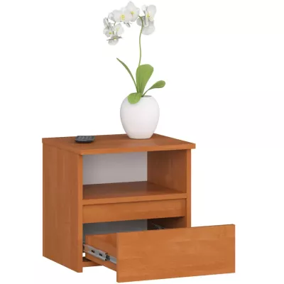 Nočný stolík s poličkou VALESTRA - jelša