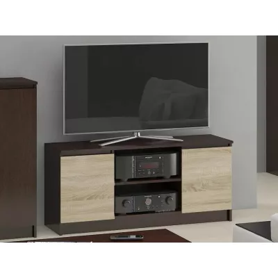 TV stolík YMARIN - wenge / dub sonoma
