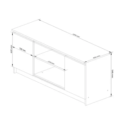 TV stolík YMARIN - wenge