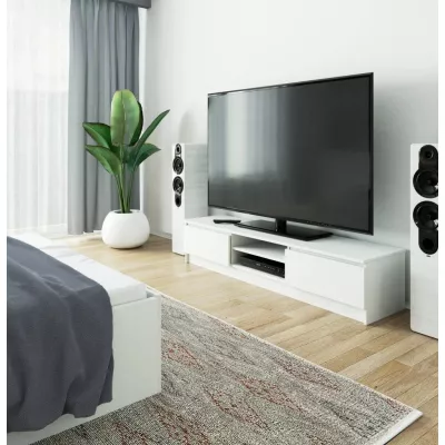 Televízny stolík YMARIN - biely