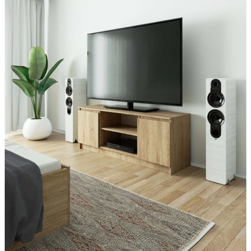 TV stolík s dvierkami YMARIN - dub sonoma