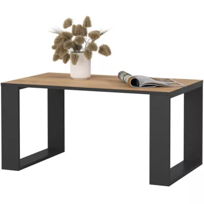 Konferenčný stolík SYON - dub craft / čierny