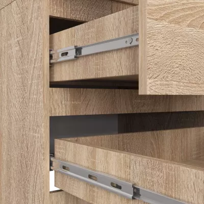 Šatníková skriňa so šuplíkmi 60 cm WREN - dub sonoma