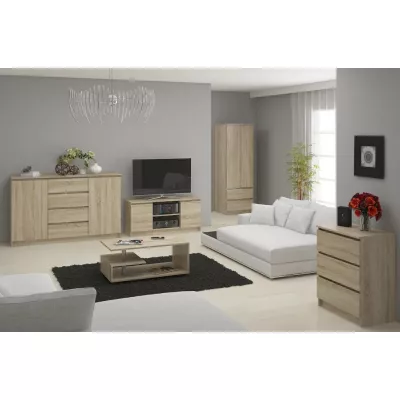 Šatníková skriňa so šuplíkmi 60 cm WREN - dub sonoma