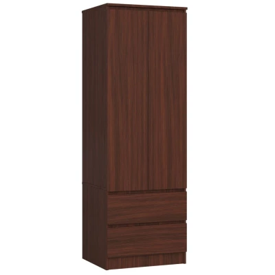 Šatníková skriňa so šuplíkmi 60 cm WREN - wenge