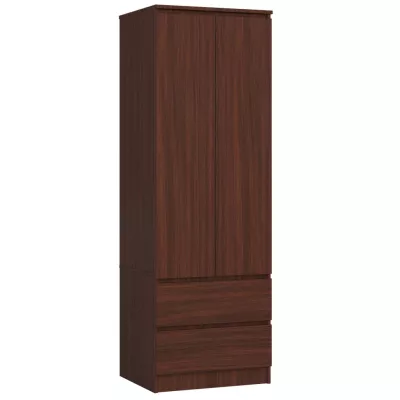 Šatníková skriňa so šuplíkmi 60 cm WREN - wenge