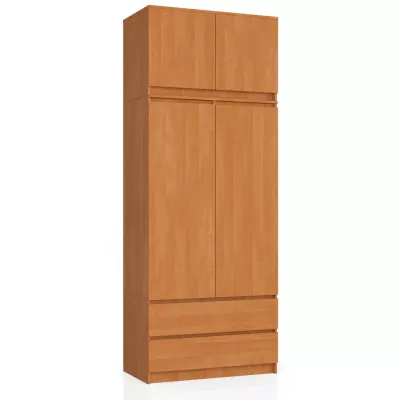 Šatníková skriňa s nástavcom 90 cm LOTA - jelša