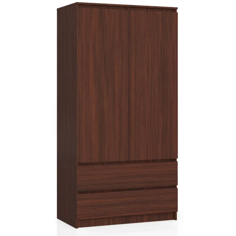 Šatníková skriňa so šuplíkmi 90 cm LOTA - wenge