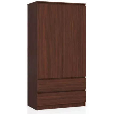 Šatníková skriňa so šuplíkmi 90 cm LOTA - wenge