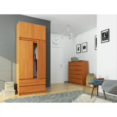 Nadstavec na skriňu LOTA 90 cm - jelša