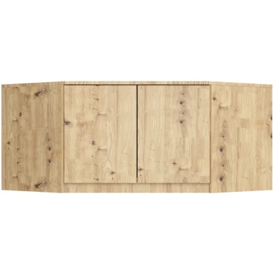 Rohový nástavec na skriňu LOTA 100 cm - dub artisan