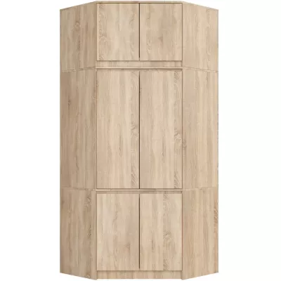 Rohový nástavec na skriňu LOTA 100 cm - dub sonoma