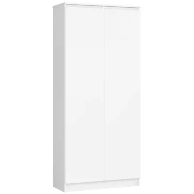 Policová skriňa 80 cm VALESTRA - biela