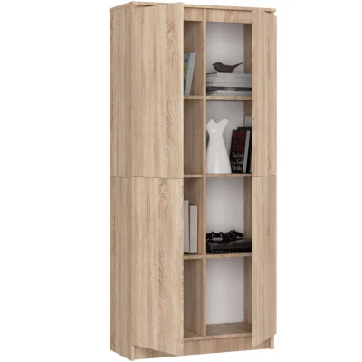 Policová skriňa 80 cm VALESTRA - dub sonoma