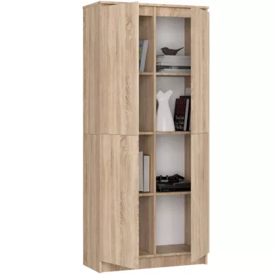 Policová skriňa 80 cm VALESTRA - dub sonoma