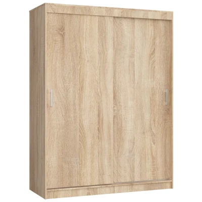 Priestranná šatníková skriňa 150 cm VALESTRA - dub sonoma