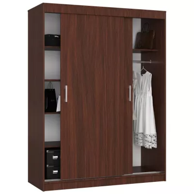 Priestranná šatníková skriňa 150 cm VALESTRA - wenge