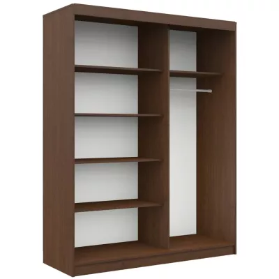 Priestranná šatníková skriňa 150 cm VALESTRA - wenge