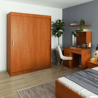 Priestranná šatníková skriňa 150 cm VALESTRA - jelša
