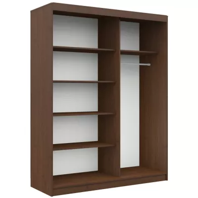 Priestranná šatníková skriňa 150 cm VALESTRA - wenge / dub sonoma