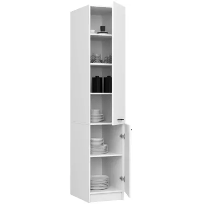 Vysoká kuchynská skriňa 40 cm VERMINA - biela